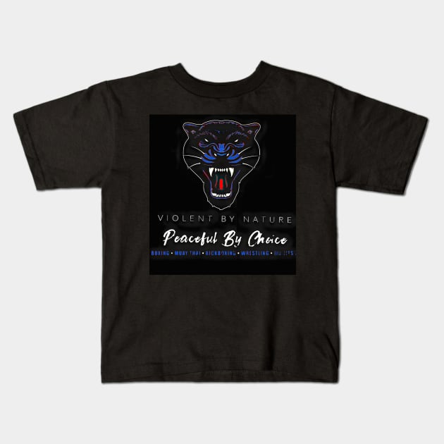 (Panther Edition) Violent by Nature Kids T-Shirt by Acez_ink